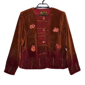 Vintage Mirasol Blazer Jacket Velvet Size Medium